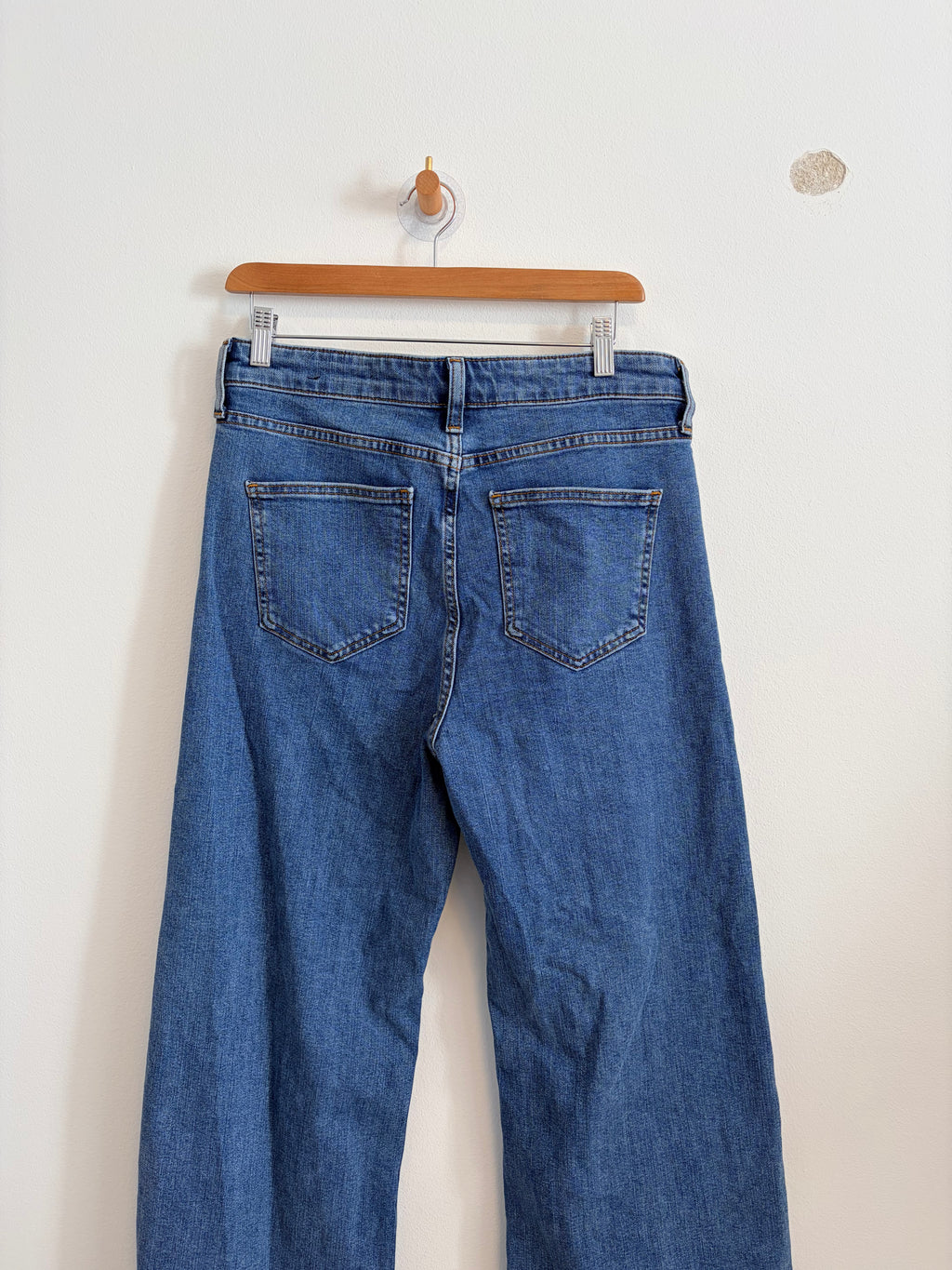 Zara Wide Leg Jeans blau Gr. 34