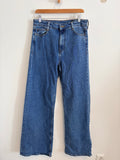 Zara Wide Leg Jeans blau Gr. 34