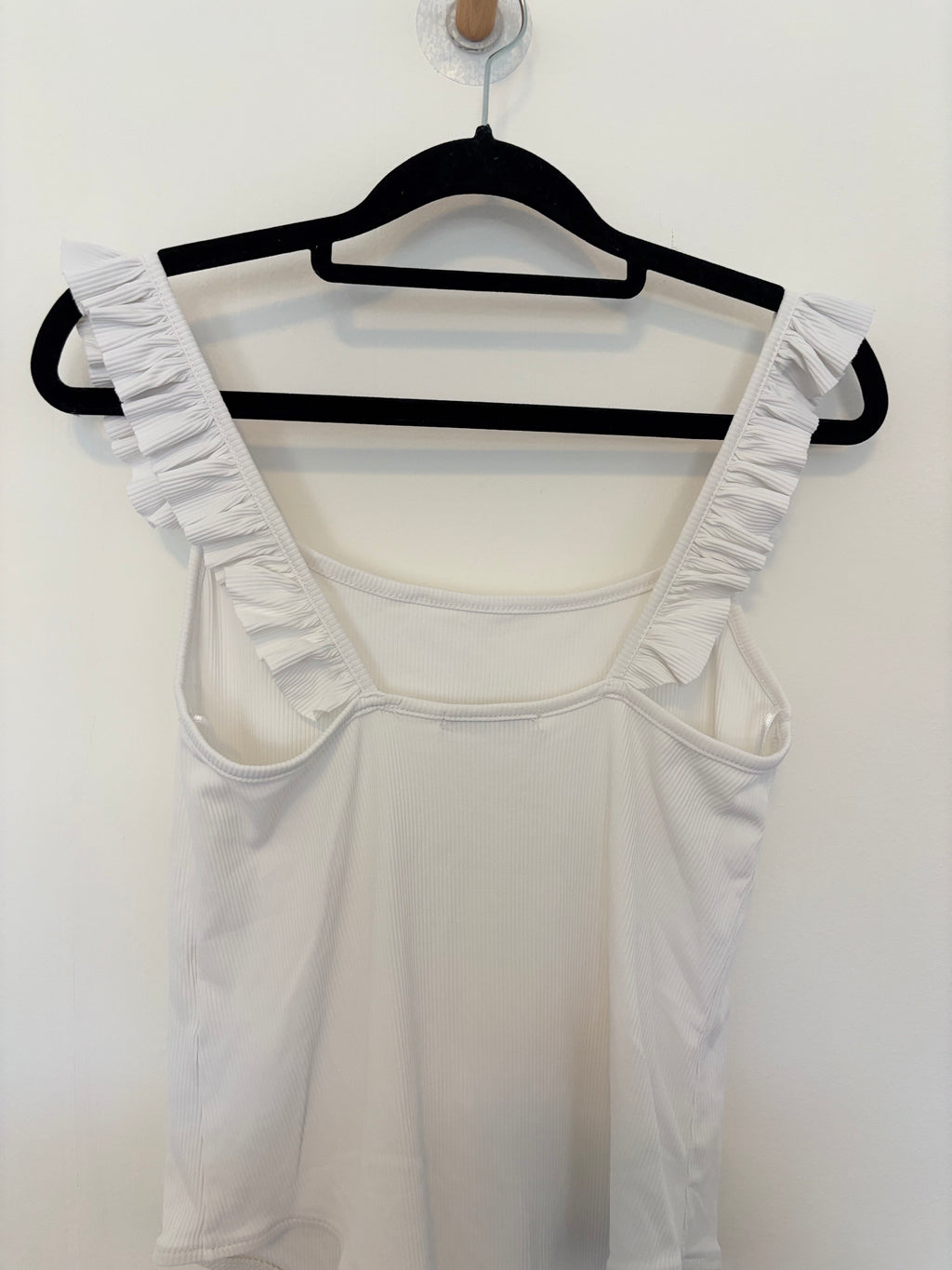 Zara weißer Body mit Rüschen