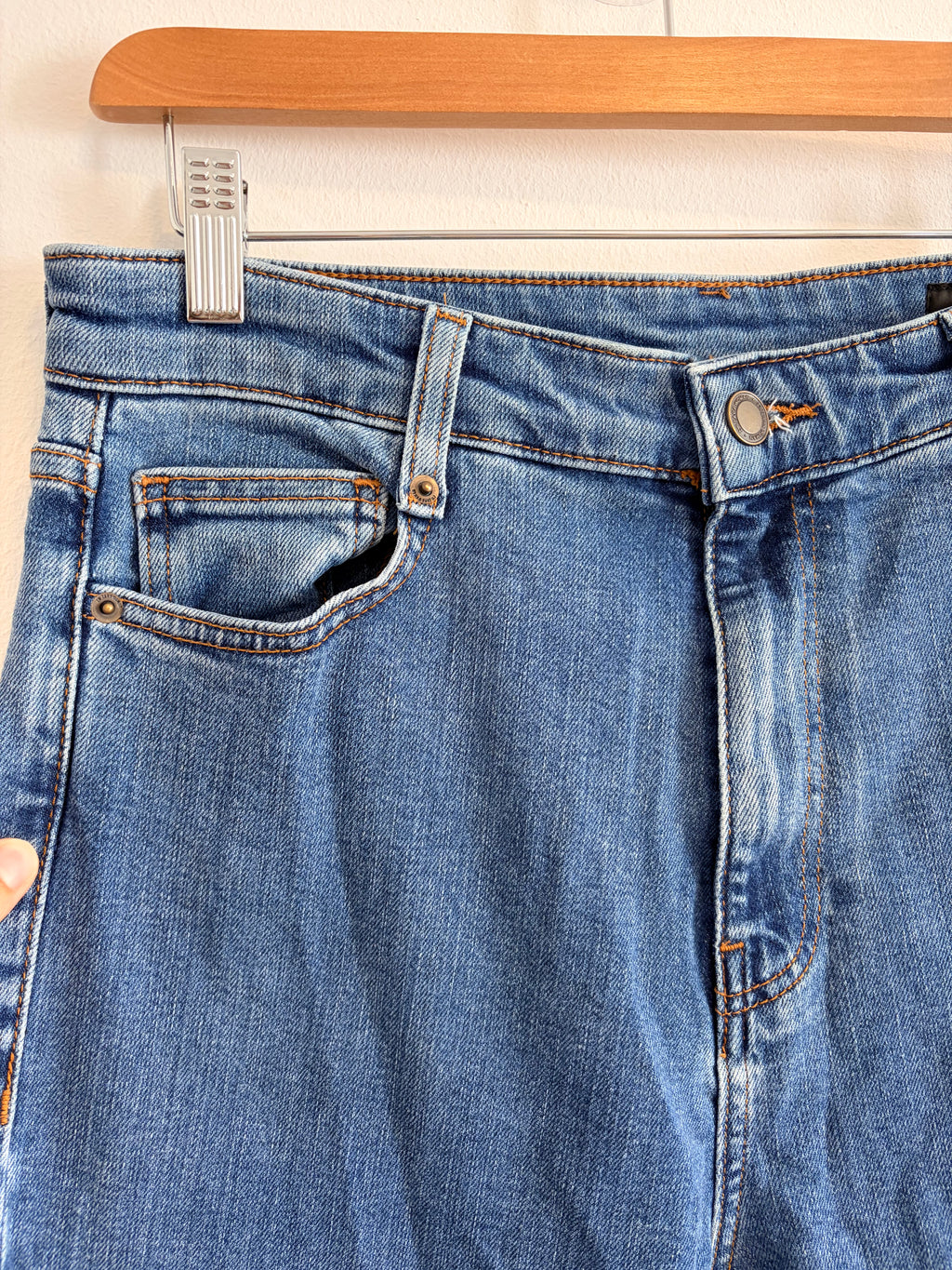 Zara Wide Leg Jeans blau Gr. 34