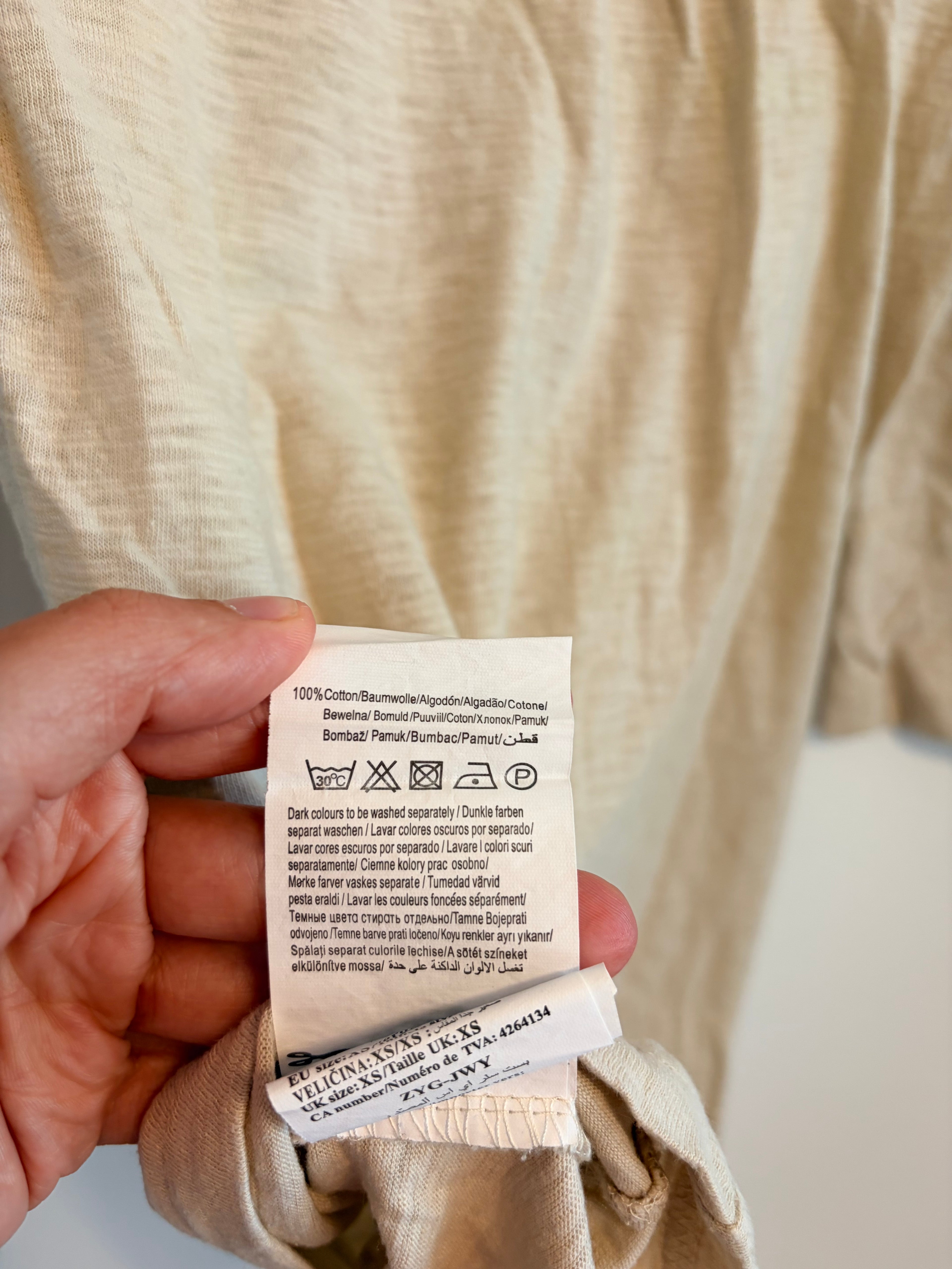 Vero Moda Longsleeve mit Spitze 3/4 Arm Gr. XS